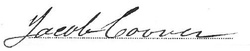 Jacob Coover signature
